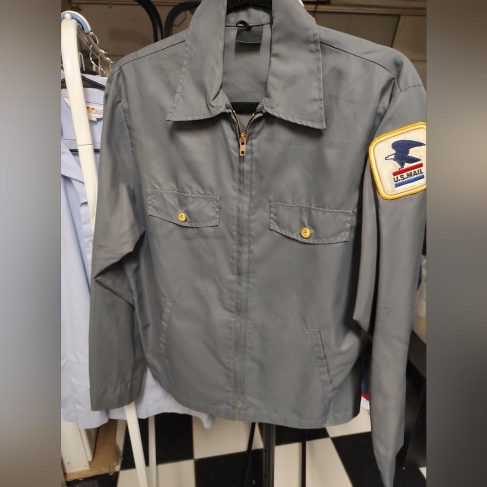 Vintage 1970s USPS Windbreaker Jacket 